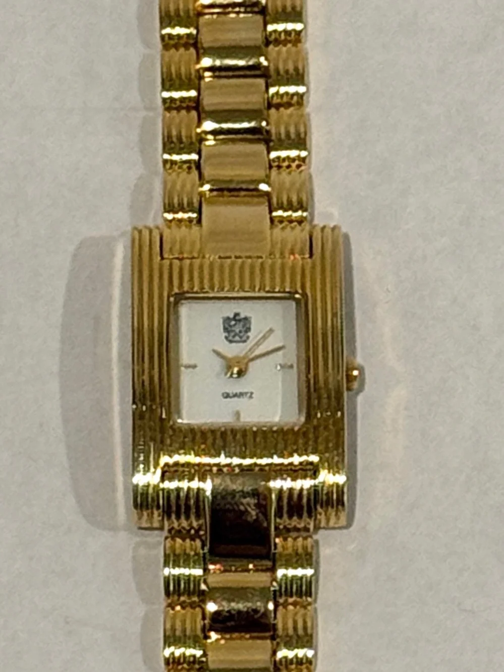 Vintage Paolo Gucci Gold-Tone Bracelet Watch